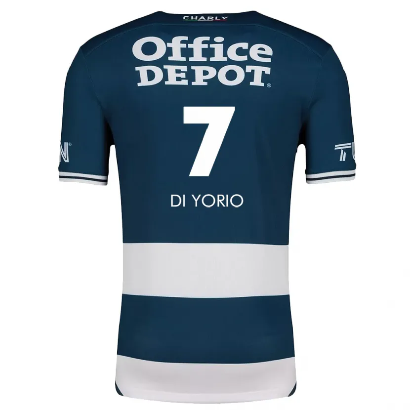 Danxen Kid Lucas Di Yorio #7 Blue White Home Jersey 2024/25 T-Shirt