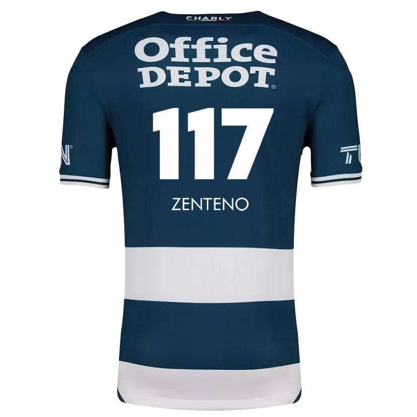 Danxen Kid Gustavo Zenteno #117 Blue White Home Jersey 2024/25 T-Shirt