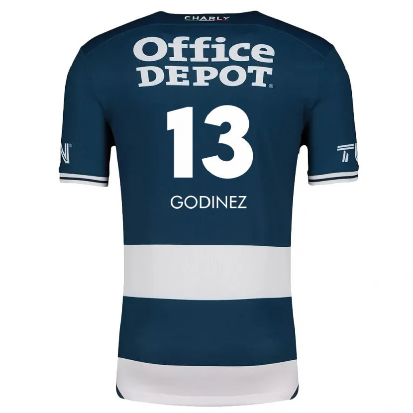 Danxen Kid Alexandra Godínez #13 Blue White Home Jersey 2024/25 T-Shirt