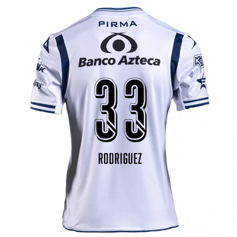 Danxen Kid Jorge Rodríguez #33 White Navy Blue Home Jersey 2024/25 T-Shirt