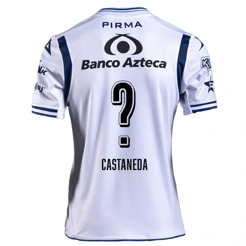 Danxen Kid Christian Castañeda #0 White Navy Blue Home Jersey 2024/25 T-Shirt