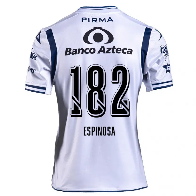 Danxen Kid Daniel Espinosa #182 White Navy Blue Home Jersey 2024/25 T-Shirt