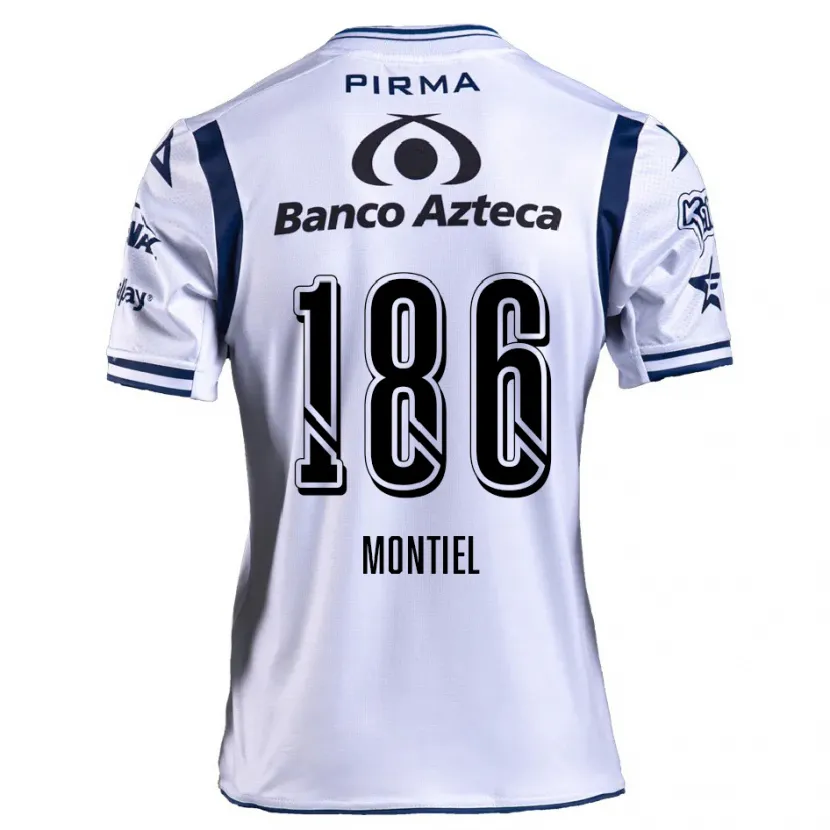 Danxen Kid Santiago Montiel #186 White Navy Blue Home Jersey 2024/25 T-Shirt