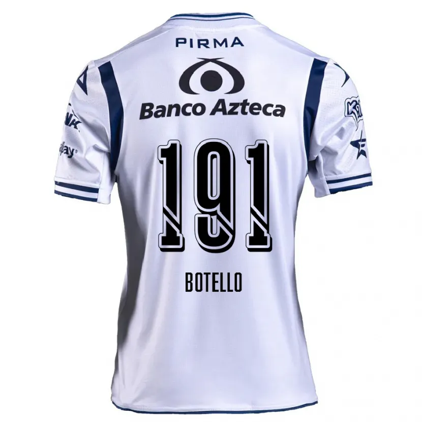 Danxen Kid Octavio Botello #191 White Navy Blue Home Jersey 2024/25 T-Shirt