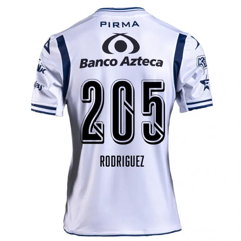 Danxen Kid Alberto Rodríguez #205 White Navy Blue Home Jersey 2024/25 T-Shirt