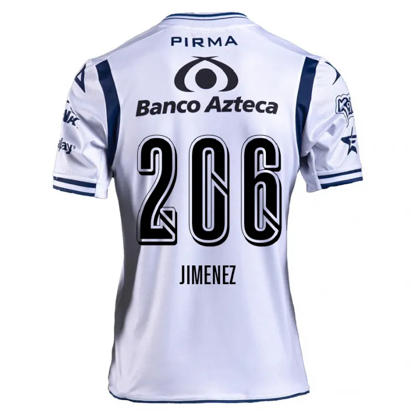 Danxen Kid Leonardo Jiménez #206 White Navy Blue Home Jersey 2024/25 T-Shirt