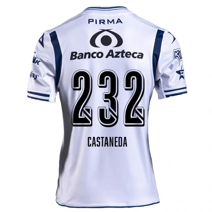 Danxen Kid Ángel Castañeda #232 White Navy Blue Home Jersey 2024/25 T-Shirt