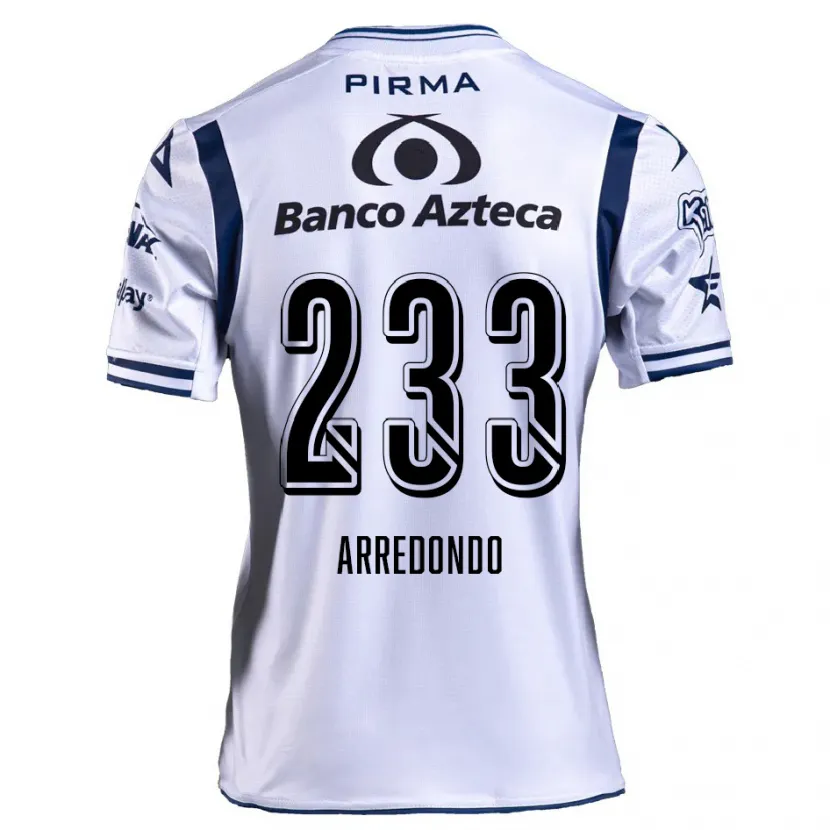 Danxen Kid Ángel Arredondo #233 White Navy Blue Home Jersey 2024/25 T-Shirt