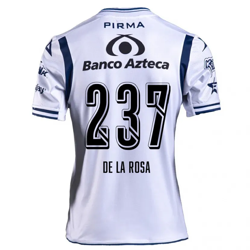 Danxen Kid Álvaro De La Rosa #237 White Navy Blue Home Jersey 2024/25 T-Shirt