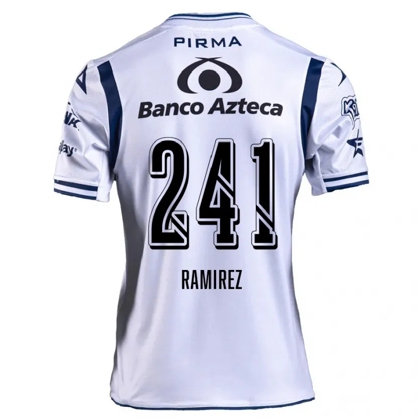 Danxen Kid Eduardo Ramírez #241 White Navy Blue Home Jersey 2024/25 T-Shirt