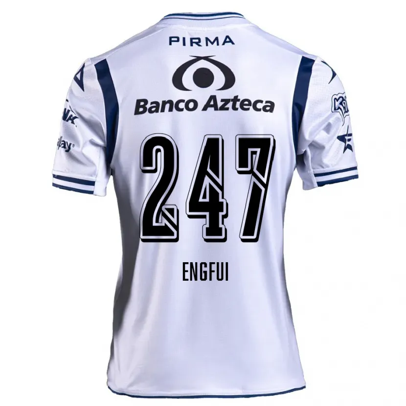 Danxen Kid Emilio Engfui #247 White Navy Blue Home Jersey 2024/25 T-Shirt