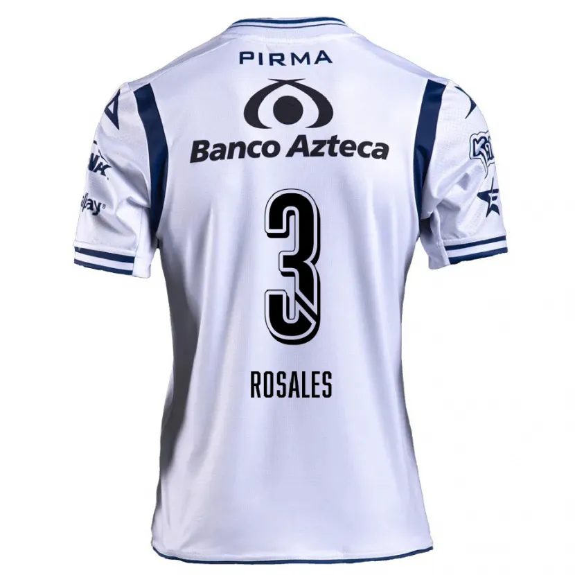 Danxen Kid Fátima Rosales #3 White Navy Blue Home Jersey 2024/25 T-Shirt