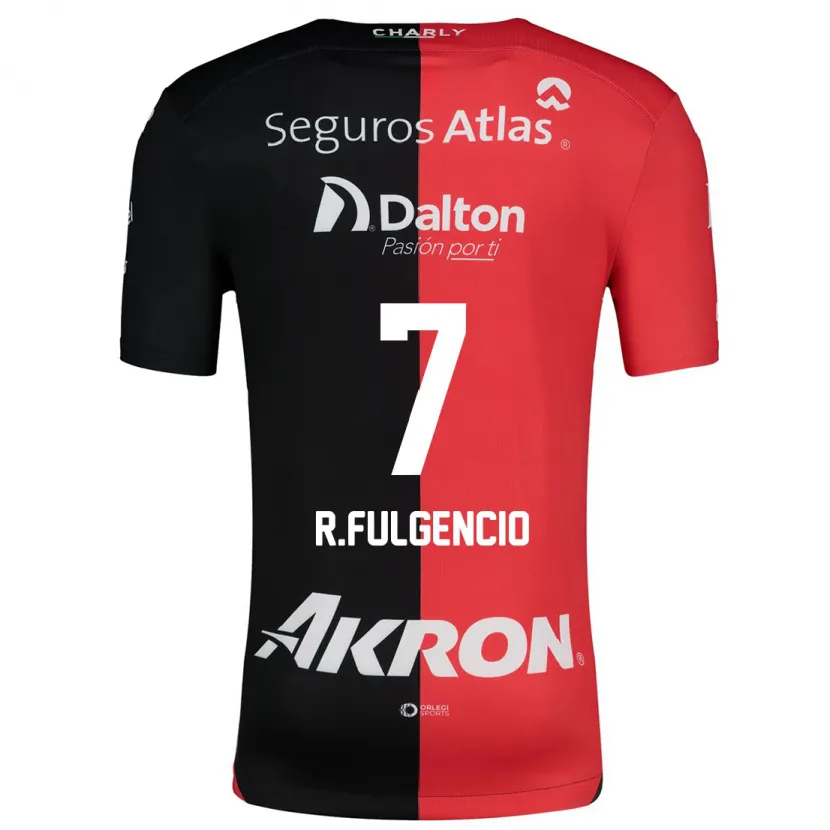 Danxen Kid Raymundo Fulgencio #7 Red Black Home Jersey 2024/25 T-Shirt