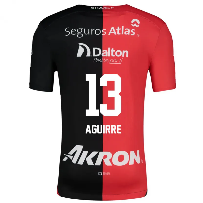 Danxen Kid Gaddi Aguirre #13 Red Black Home Jersey 2024/25 T-Shirt