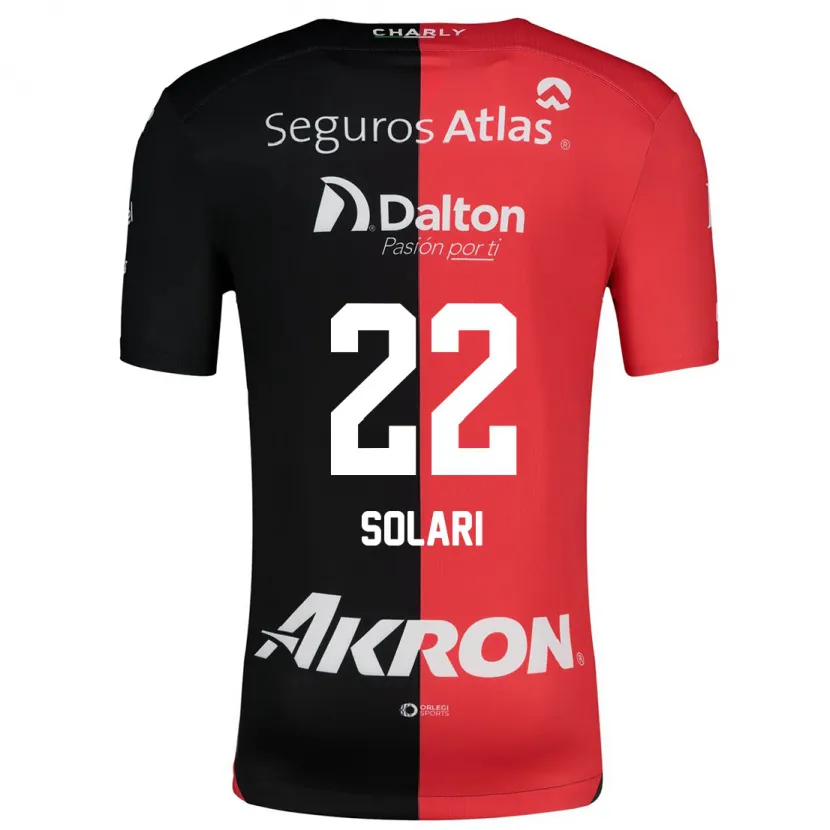 Danxen Kid Augusto Solari #22 Red Black Home Jersey 2024/25 T-Shirt