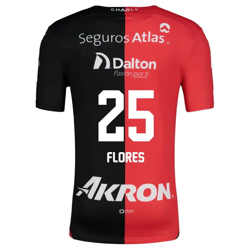 Danxen Kid Leonardo Flores #25 Red Black Home Jersey 2024/25 T-Shirt