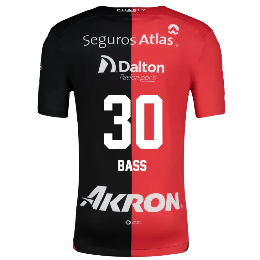 Danxen Kid Abraham Bass #30 Red Black Home Jersey 2024/25 T-Shirt