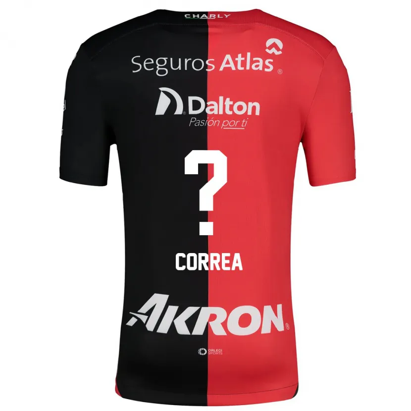 Danxen Kid Leonardo Correa #0 Red Black Home Jersey 2024/25 T-Shirt