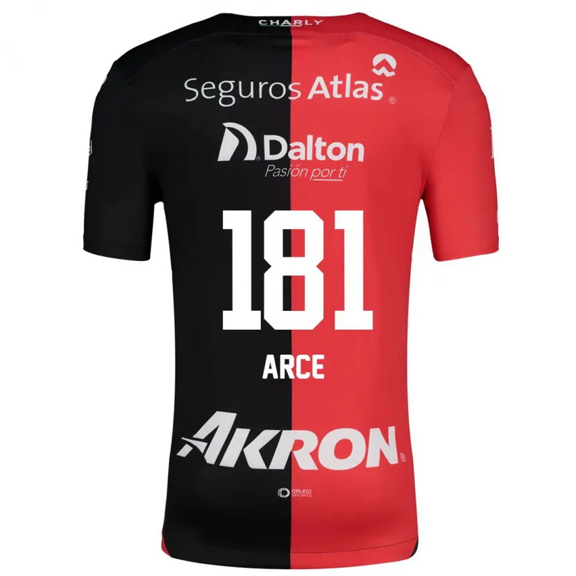 Danxen Kid Edson Arce #181 Red Black Home Jersey 2024/25 T-Shirt