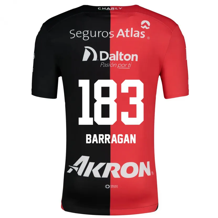 Danxen Kid Roberto Barragán #183 Red Black Home Jersey 2024/25 T-Shirt