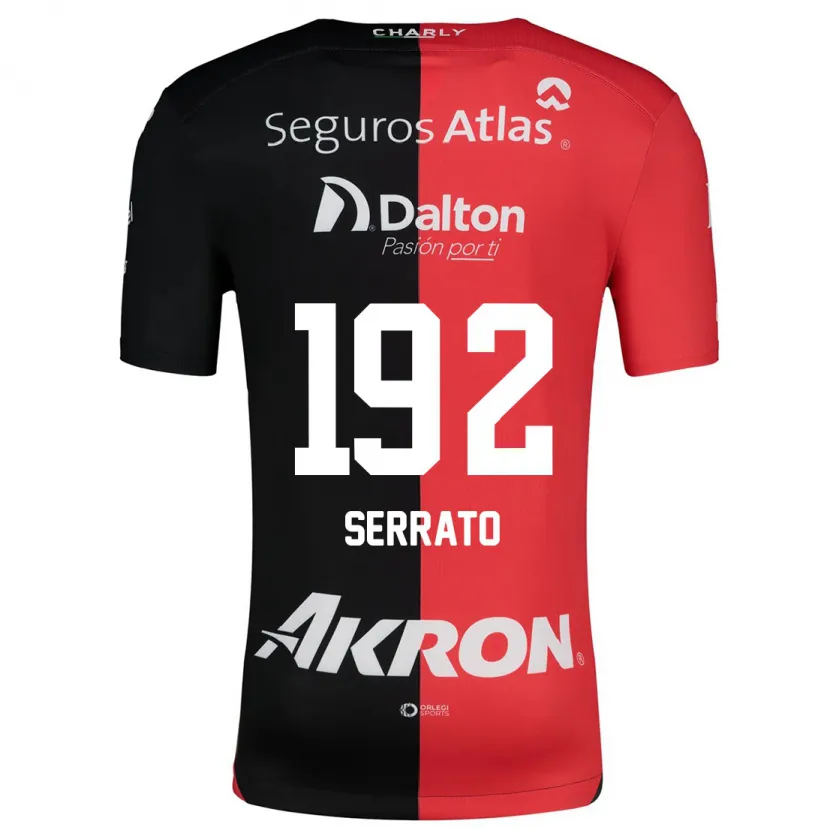 Danxen Kid Jesús Serrato #192 Red Black Home Jersey 2024/25 T-Shirt