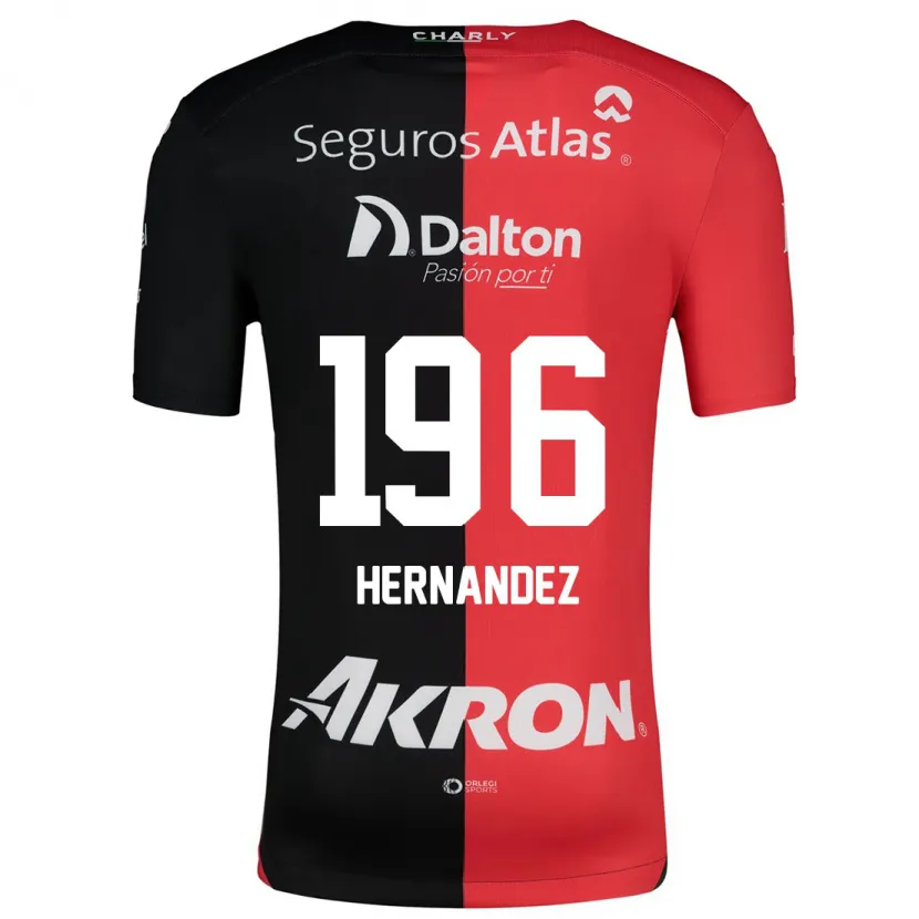 Danxen Kid Miguel Hernández #196 Red Black Home Jersey 2024/25 T-Shirt