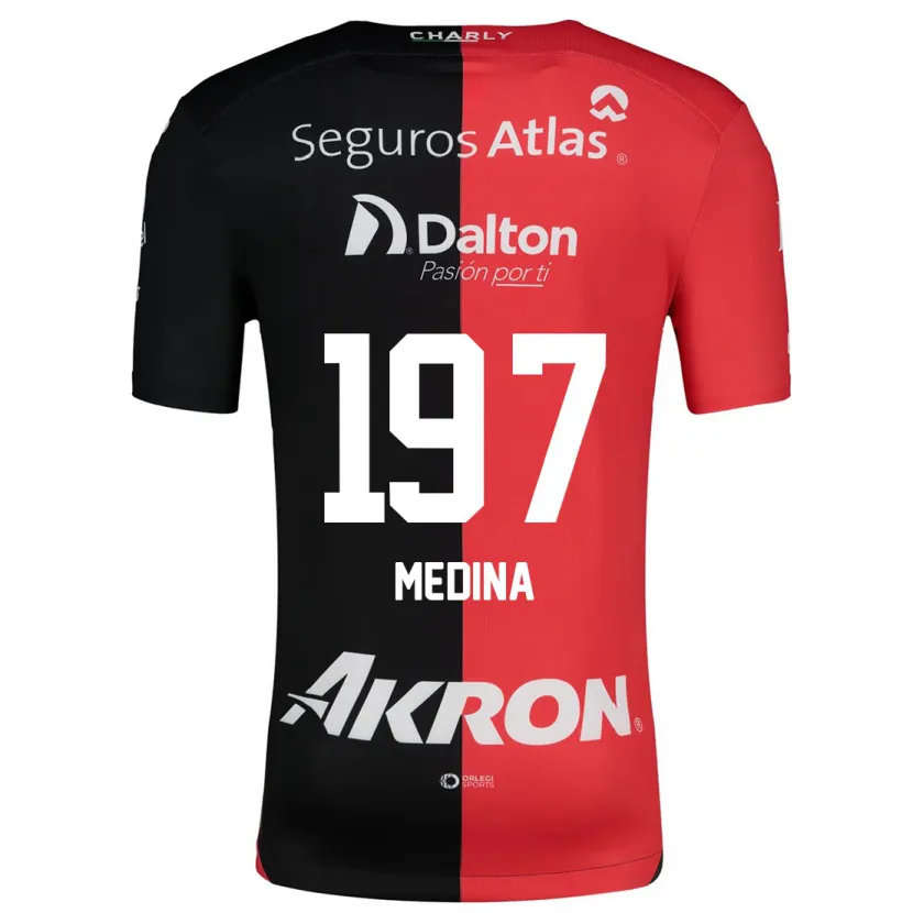 Danxen Kid Héctor Medina #197 Red Black Home Jersey 2024/25 T-Shirt