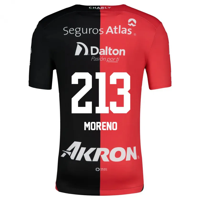 Danxen Kid Eduardo Moreno #213 Red Black Home Jersey 2024/25 T-Shirt