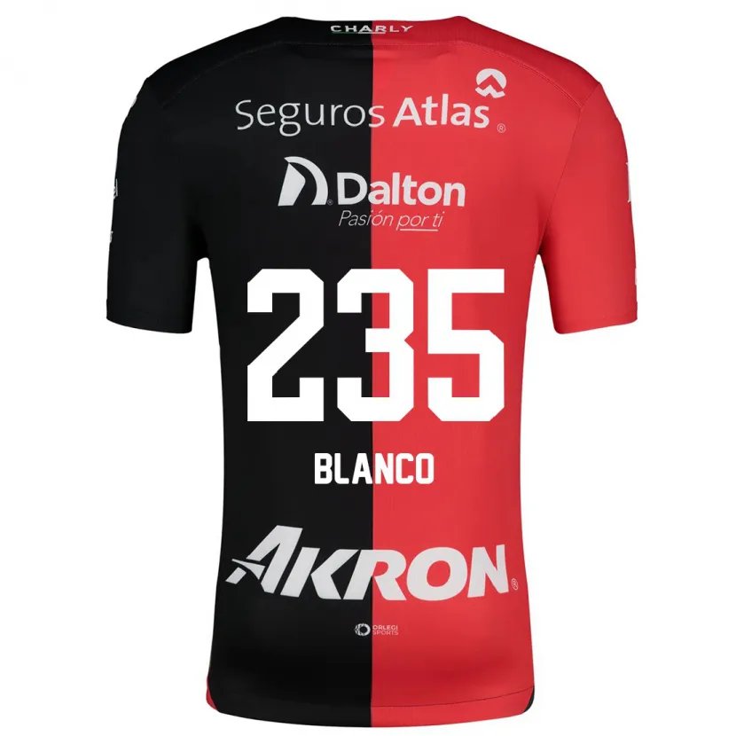 Danxen Kid Luis Blanco #235 Red Black Home Jersey 2024/25 T-Shirt