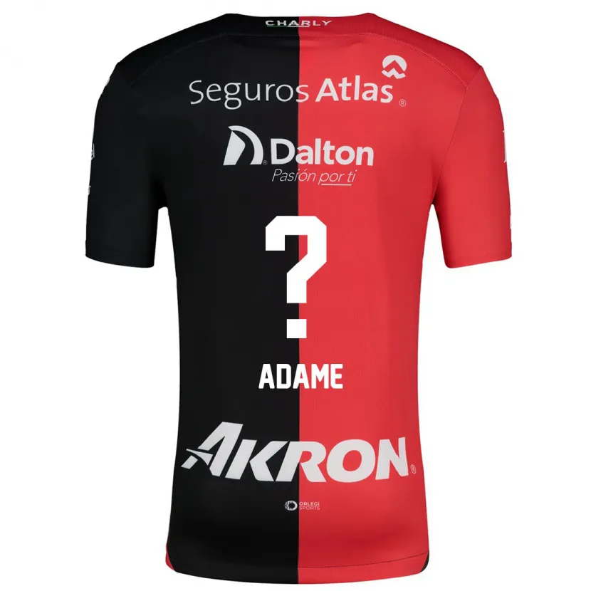 Danxen Kid Edgar Adame #0 Red Black Home Jersey 2024/25 T-Shirt