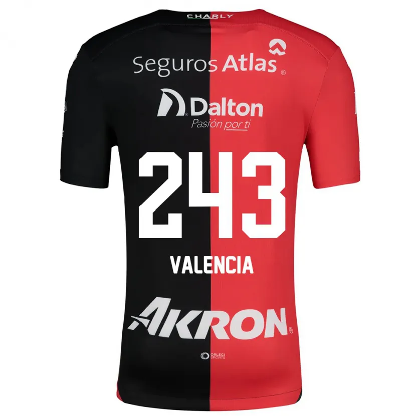 Danxen Kid Luis Valencia #243 Red Black Home Jersey 2024/25 T-Shirt