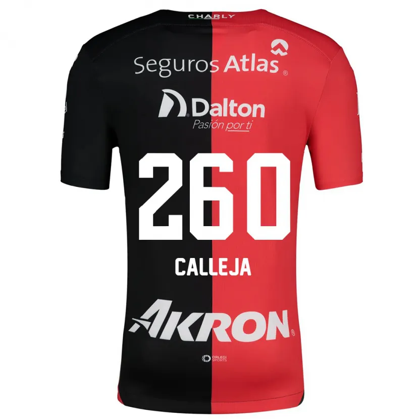 Danxen Kid Diego Calleja #260 Red Black Home Jersey 2024/25 T-Shirt