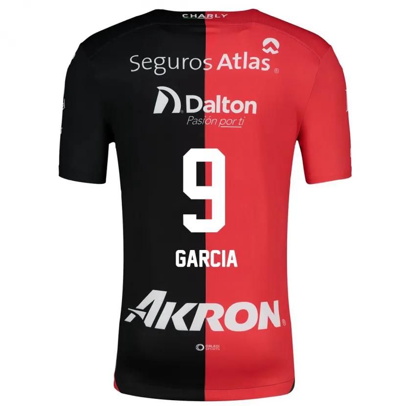 Danxen Kid Marcia García #9 Red Black Home Jersey 2024/25 T-Shirt