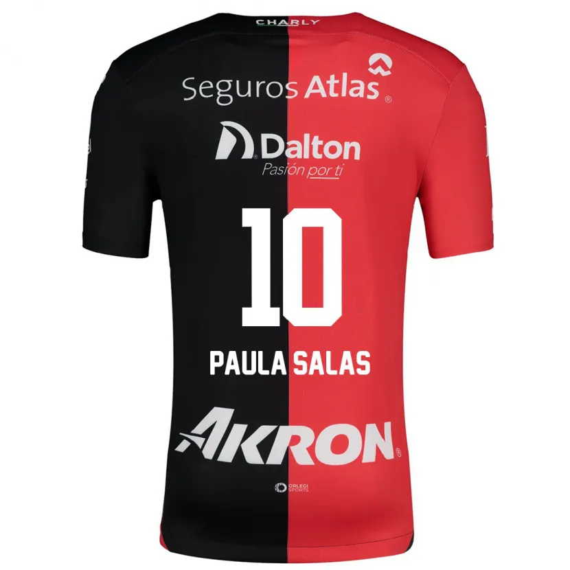 Danxen Kid María Paula Salas #10 Red Black Home Jersey 2024/25 T-Shirt