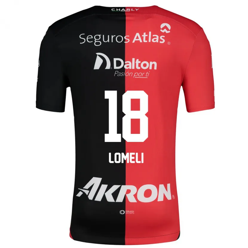 Danxen Kid Alejandra Lomelí #18 Red Black Home Jersey 2024/25 T-Shirt