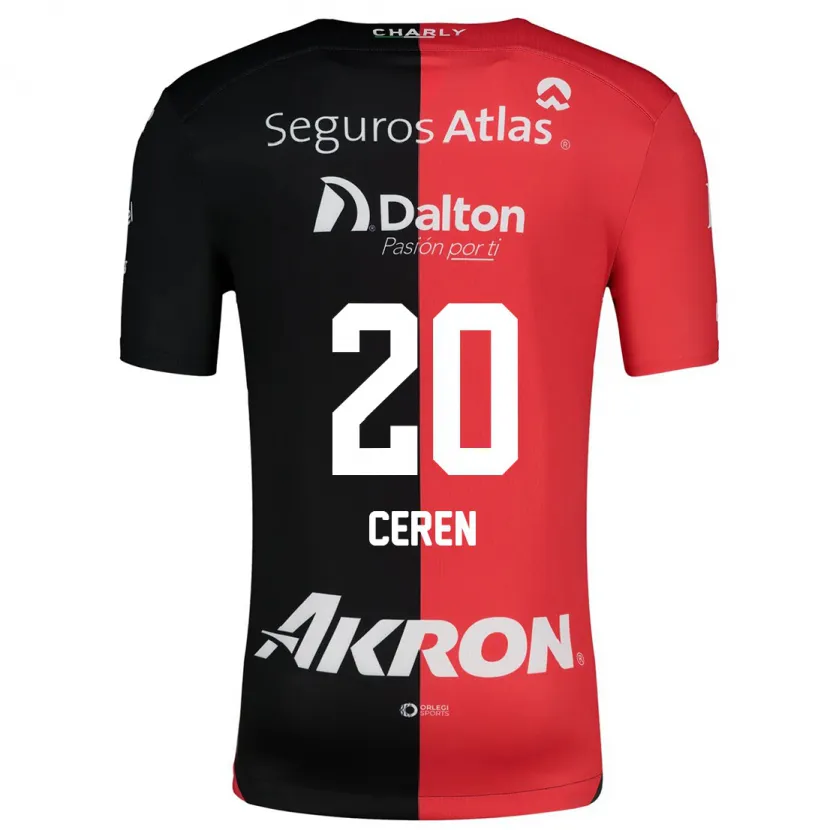 Danxen Kid Brenda Cerén #20 Red Black Home Jersey 2024/25 T-Shirt