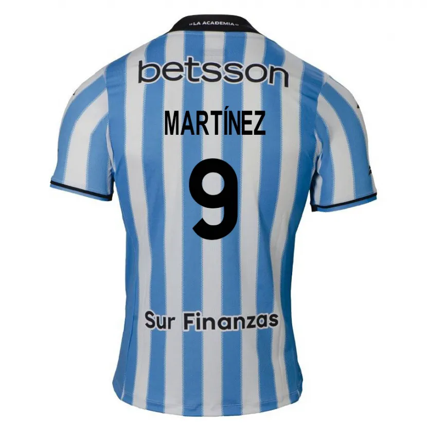 Danxen Kid Adrián Martínez #9 Blue White Black Home Jersey 2024/25 T-Shirt