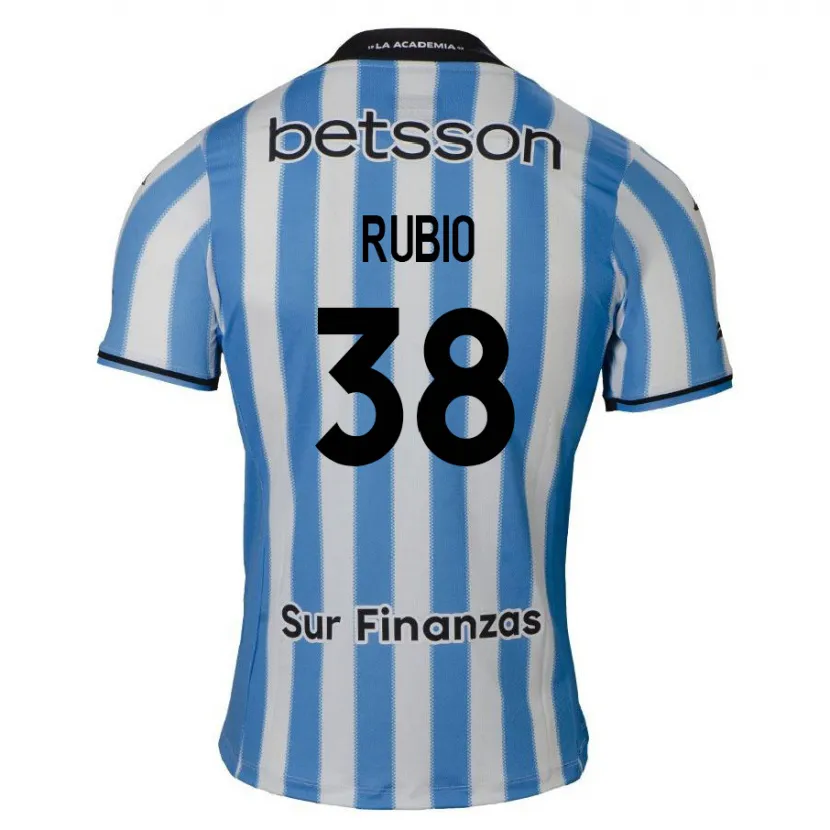 Danxen Kid Tobías Rubio #38 Blue White Black Home Jersey 2024/25 T-Shirt