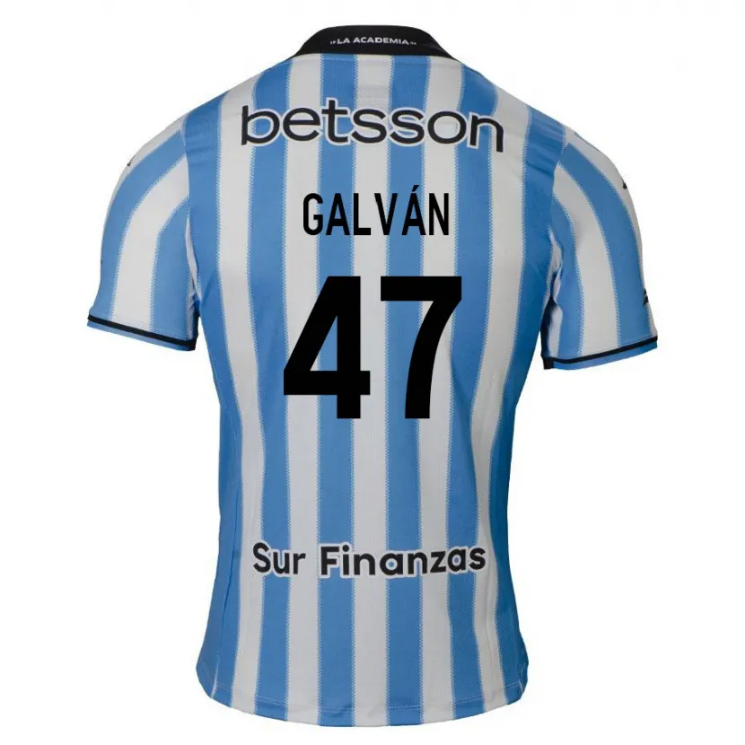 Danxen Kid Ignacio Galván #47 Blue White Black Home Jersey 2024/25 T-Shirt