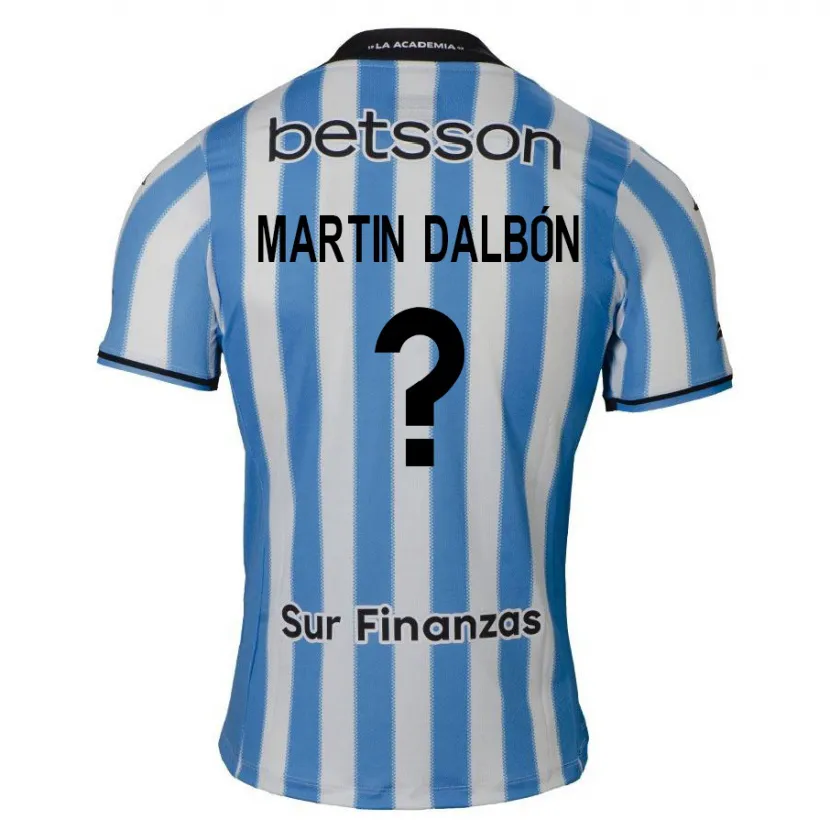 Danxen Kid Juan Martin Dalbón #0 Blue White Black Home Jersey 2024/25 T-Shirt