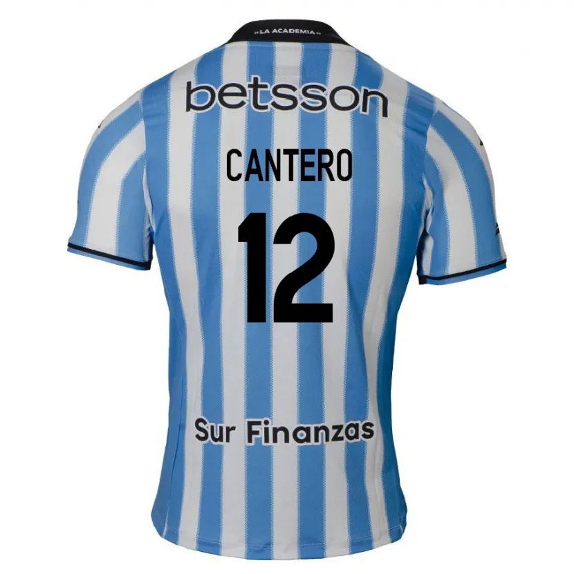 Danxen Kid Milton Cantero #12 Blue White Black Home Jersey 2024/25 T-Shirt