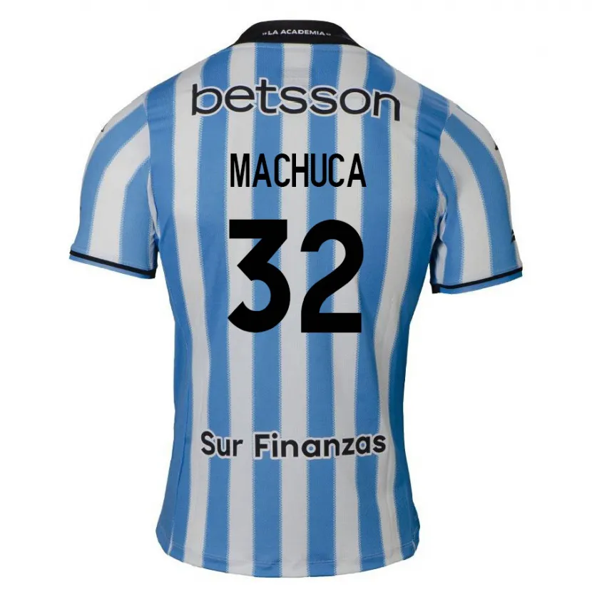 Danxen Kid Elías Machuca #32 Blue White Black Home Jersey 2024/25 T-Shirt