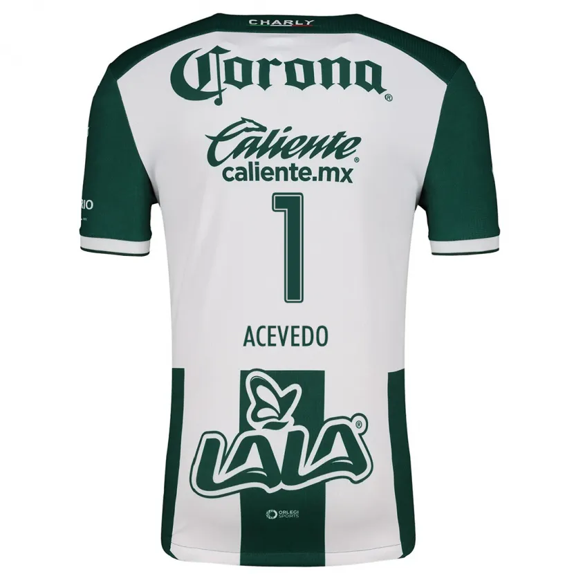 Danxen Kid Carlos Acevedo #1 Green White Home Jersey 2024/25 T-Shirt