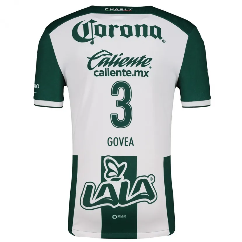 Danxen Kid Ismael Govea #3 Green White Home Jersey 2024/25 T-Shirt