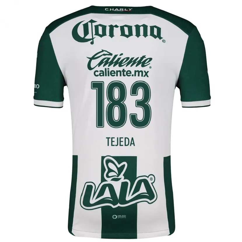 Danxen Kid Juan Tejeda #183 Green White Home Jersey 2024/25 T-Shirt