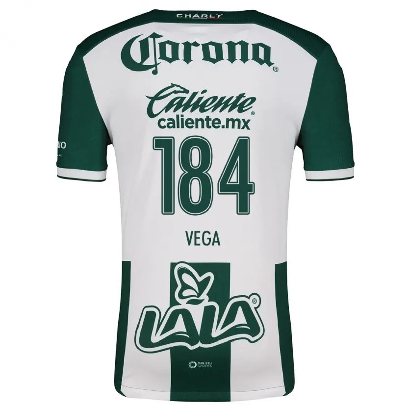 Danxen Kid Luis Vega #184 Green White Home Jersey 2024/25 T-Shirt