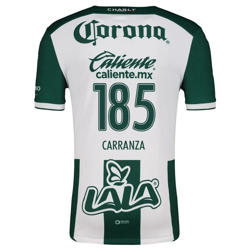 Danxen Kid Héctor Carranza #185 Green White Home Jersey 2024/25 T-Shirt