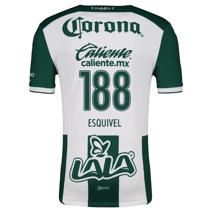 Danxen Kid Bruno Esquivel #188 Green White Home Jersey 2024/25 T-Shirt