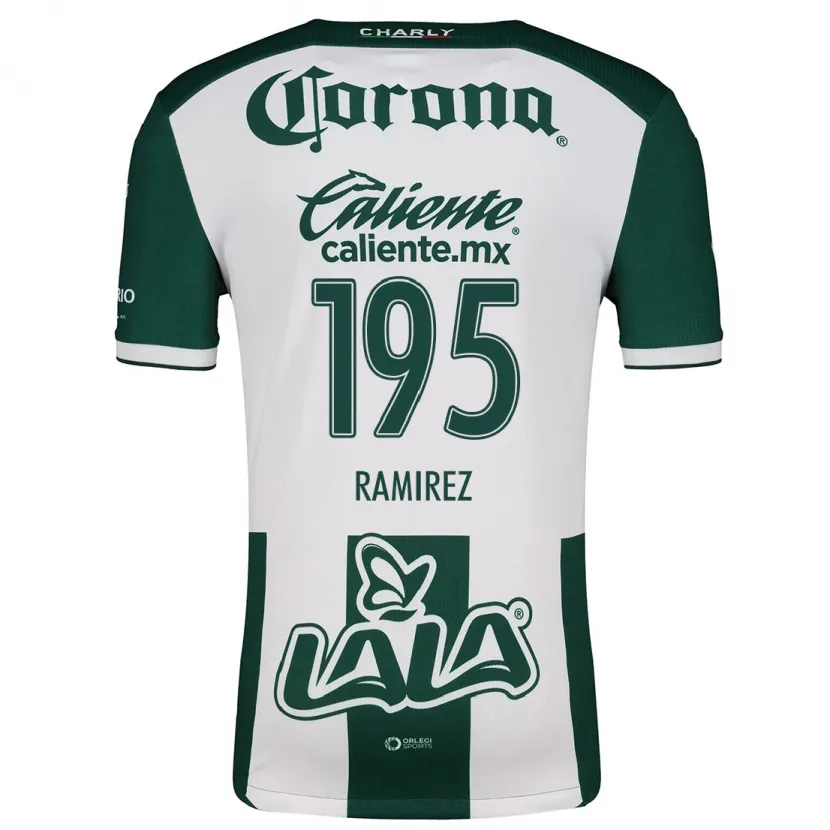 Danxen Kid Jesús Ramírez #195 Green White Home Jersey 2024/25 T-Shirt