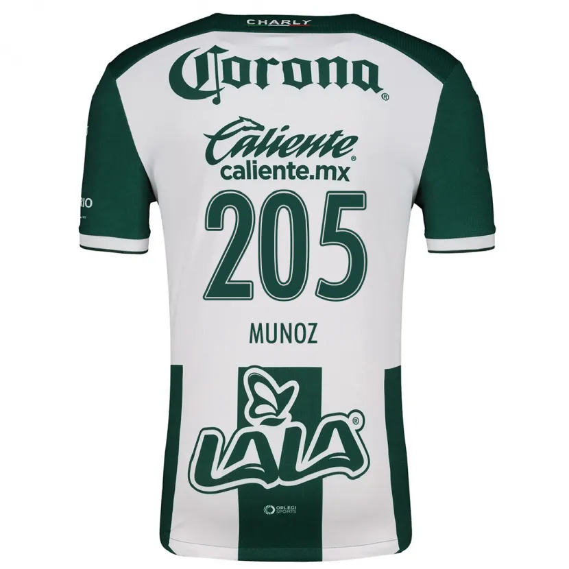 Danxen Kid Guillermo Muñoz #205 Green White Home Jersey 2024/25 T-Shirt